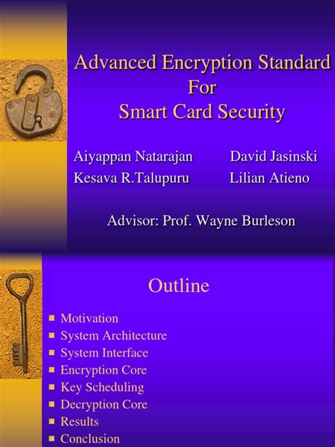 smart card encryption standards|Smart Card Technology: New Methods f.